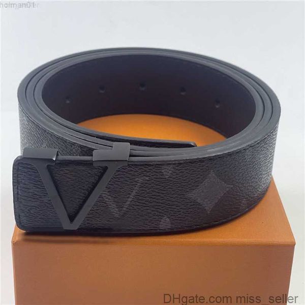 

belt designer fashion luxury plaid presbyopia striped leather men's and women's belts 3.8cm wide with box aaa missseller, Black;brown