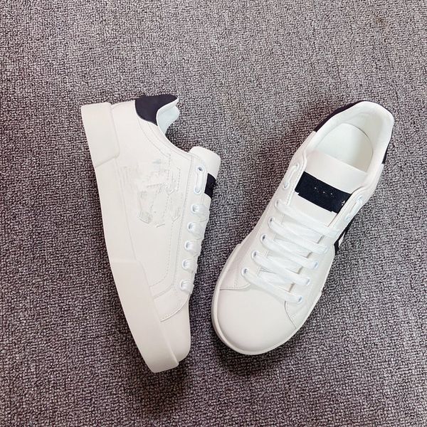 

luxury men women designer casual shoes white black pink blue green red calf leather lace-up 0825