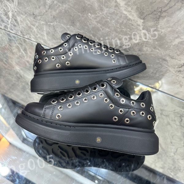 

2023 new luxurys designer sneakers calfskin casual shoes reflective shoes vintage trainers sneaker leisure shoe platform lace-up xsd221110, Black