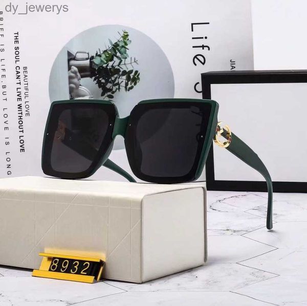 

luxury sunglasses designer letter womens mens goggle senior eyewear for women eyeglasses frame vintage metal sun glasses with box, White;black