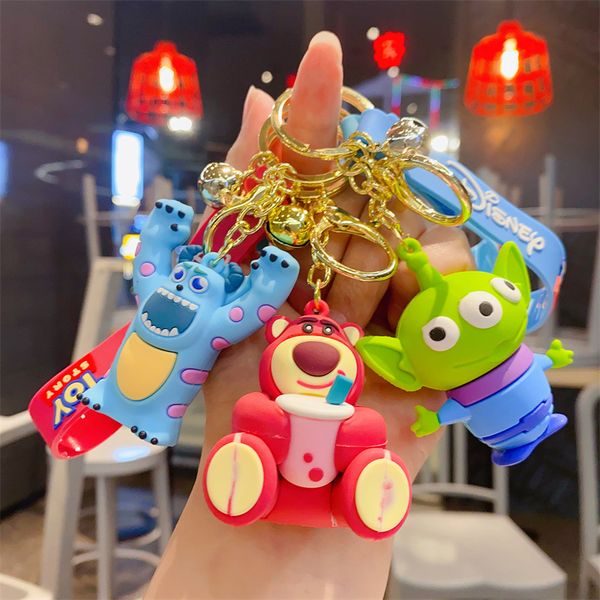 

fashion blogger designer jewelry cartoon trend toy accessories keychain doll pendant mobile phone keychains lanyards keyrings wholesale ys97, Slivery;golden