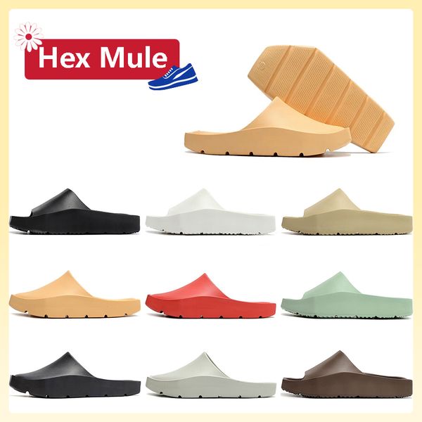 

hex mule slippers mens women sandals designer slides flip flops university red light silver celestial gold black mens summer slipper sandal
