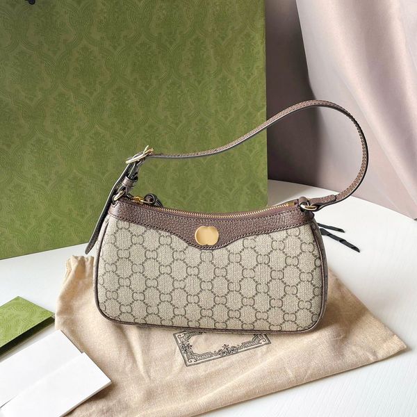 

womans designer ophidia underarm totes bag lady denim pochette zipper canvas mans clutch bags genuine leather crossbody clutch luxury tote h
