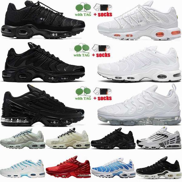 

tn plus toggle utility running shoes tuned triple black white tns 3 mens womens cushion sport sneakers terrascape jogging walking designer t