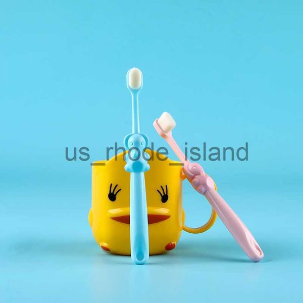 

other baby feeding 1pc baby training toothbrush silicone 2-10 year old cartoon elephant kids ultra soft bristles toothbrush oral health care