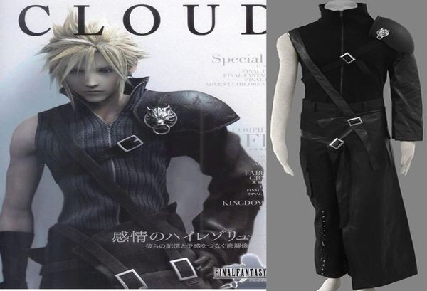 

final fantasy vii cloud cosplay costume0123456789106166386, Black