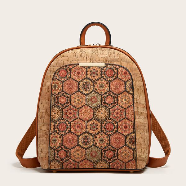 

designer bag women backpack fashion personalized travel backpack retro ethnic style multi functional large capacity bag