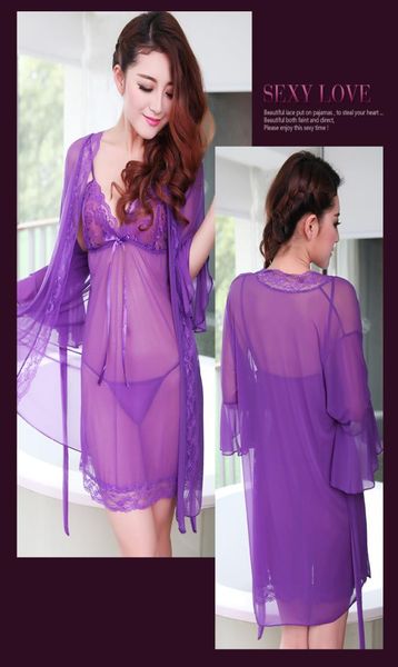 

upscale big yards fat lady lace lingerie transparent pajamas suit real uniforms contains sao5771505, Black;red