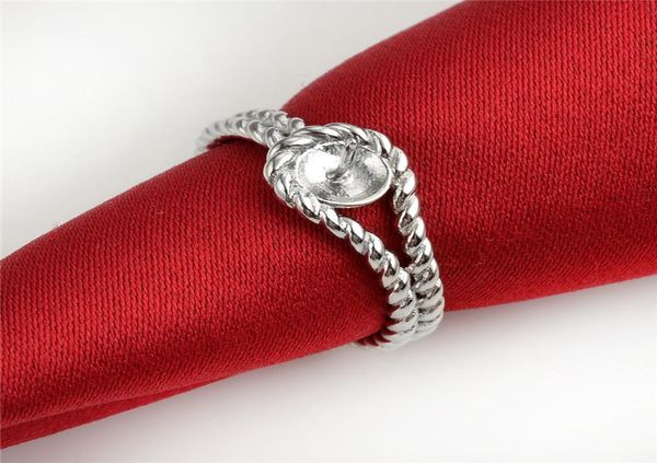

hopearl jewelry ed band ring findings 925 sterling silver diy jewellery making pearl mount 3 pieces5813105, Slivery;crystal