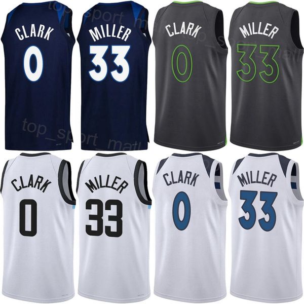 

man kids printed basketball leonard miller jersey 33 jaylen clark 0 mike conley 10 anthony edwards 1 rudy gobert 27 jaden mcdaniels 3 naz re, Black;red