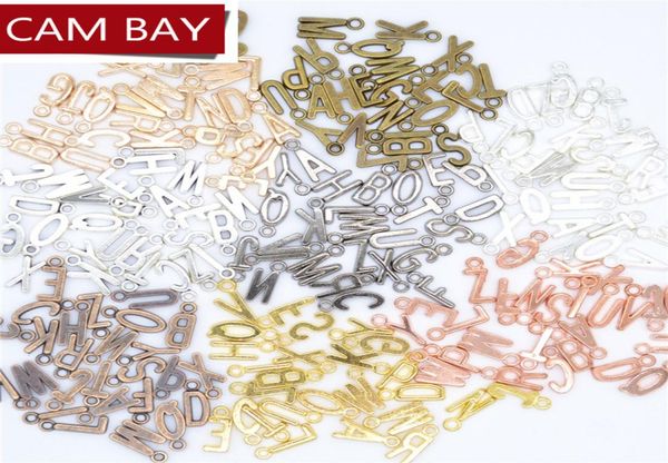 

260pcs 10sets english letters charms antique bronze pendants zinc alloy metal charm for diy jewelry making1022375, Bronze;silver