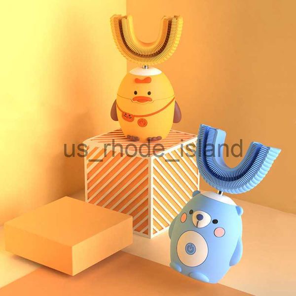 

other baby feeding smart u-shaped 360 degrees kids sonic electric toothbrush automatic ultrasonic teeth brush cute cartoon pattern for child