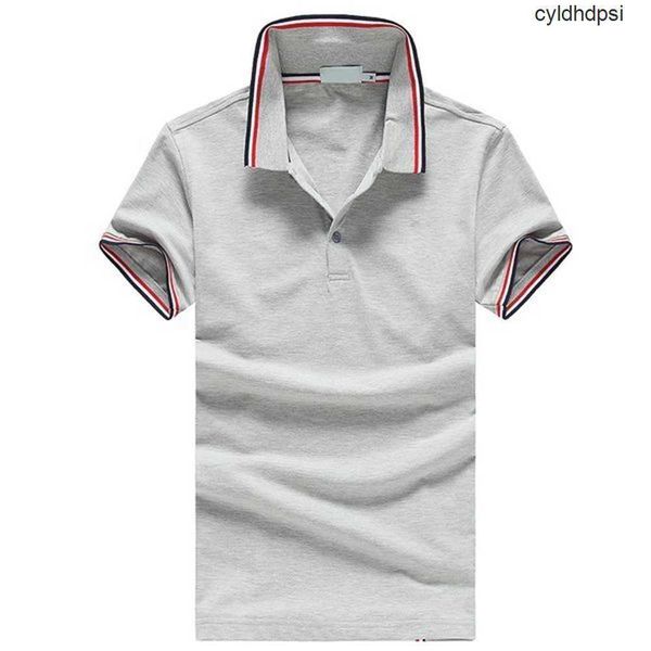

mens polo shirts designer t shirt high street embroidery solid color lapel polos garter printing cottom clothing tees polos plus size badge, White;black