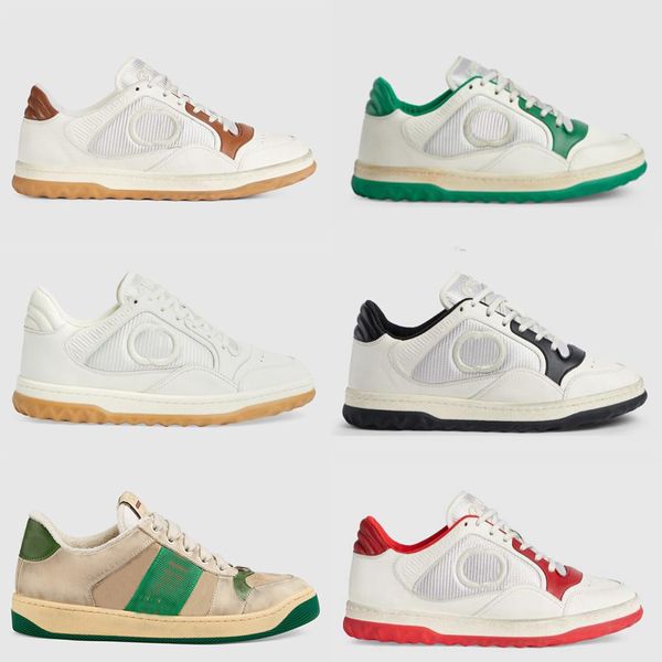 

designer casual shoes italian ace sports shoes leather embroidery black men's interlocking white walking platform training shoes