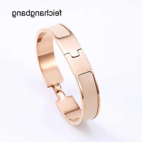

h home brand bracelet wholesale charm h bracelet woman man enamel with gold plated hardwar stainless steel accessories tennis armband luxury, Black