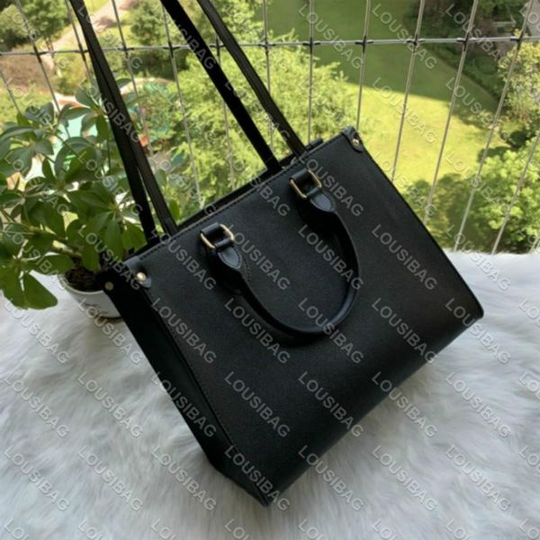 

onthego women handbag designer bags ladies leather purse luxury shoulder bag big wallet clutch shopping handbags aa