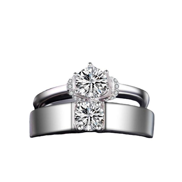 

band rings silver opening adjustable size vow ring a pair of men and women korean temperament couple ring accessories