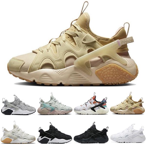 

huarache craft casual shoes sanddrift grey triple black white gum coconut milk light silver lunar new year mens womens huaraches trainer spo