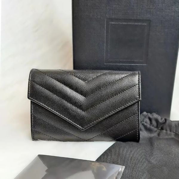 

wallet latest mens cardholder caviar men genu ine leather purse card designer holder key pouch purses classic women's holders luxurys c, Red;black