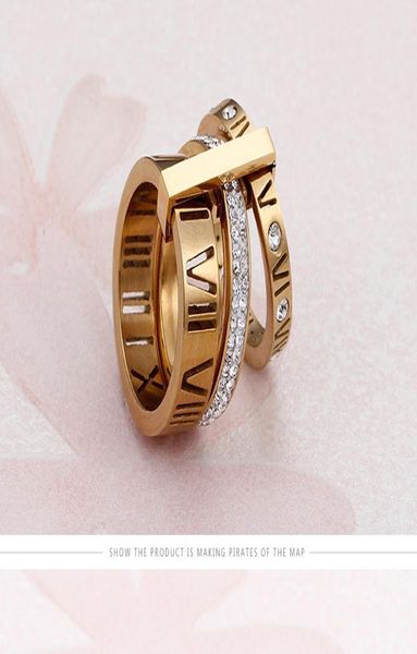 

new gold titanium steel wedding brand designer lovers ring for women luxury zirconia engagement rings men jewelry gifts fashion ac8825081, Slivery;golden