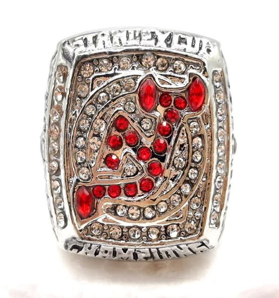 

2003 new jersey devils cup finals championship ring manufacturer fast shipping8482784, Slivery;golden