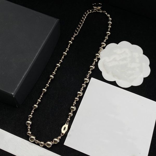 

fashion luxury channel designer necklace choke ring pendant letter necklace personalized jewelry pendant necklaces, Silver