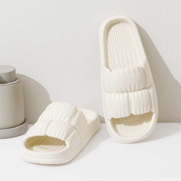 

home slippers men's summer bedroom silent couple bathroom bathing non-slip soft bottom ladies sandals and slippers rh4j, Black