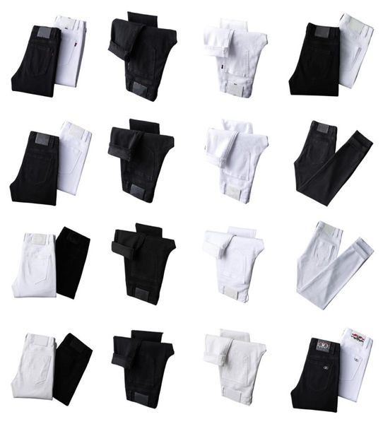 

2022 new jeans autumn winter pants pant men039s trousers stretch closefitting jeans cotton slacks washed straight business cas4480457, Blue