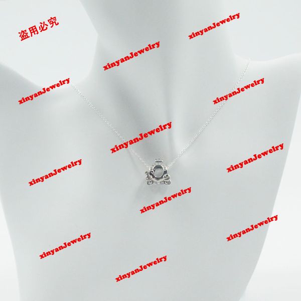 

18k gold plated brass copper designer necklaces choker chain p-letter pendants fashion womens necklace wedding jewelry accessories, Silver