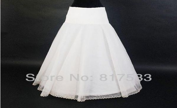 

in stock wedding petticoat bridal white macthing a line style elastic waistline 65cm85cm long floor length9719971
