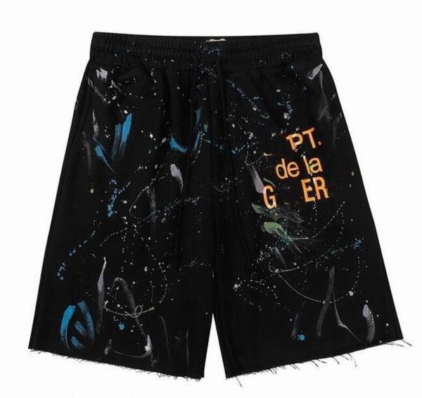

2023 galleries depts summer mens shorts designers pants short pants womens sports sweatpants fitness short pants loose oversize style size s, White;black