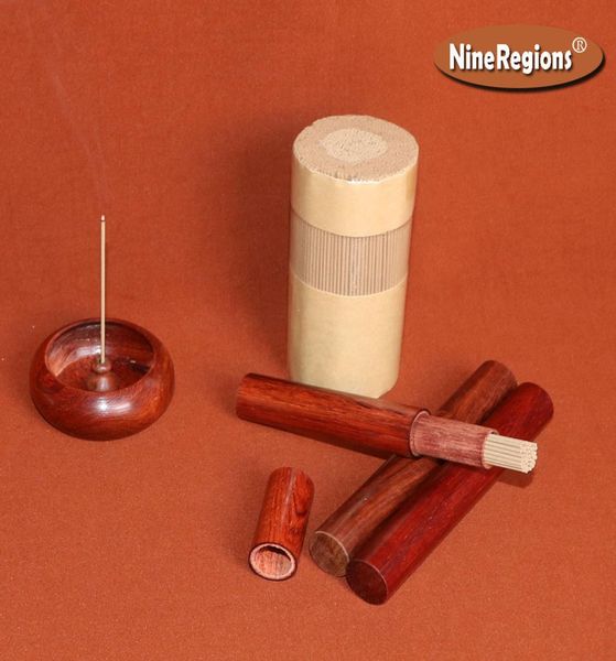 

5g 45pcs natural pure wild chinese hainan agar stick incense with rosewood tube aloeswood oud wonderful scents8144879