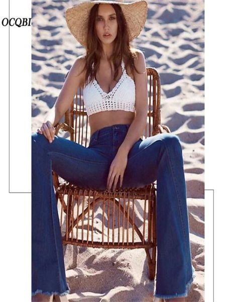 

plus size xxs5xl streetwear vintage jeans for women skinny flare pants boyfriend high waist jeans1408671, Blue