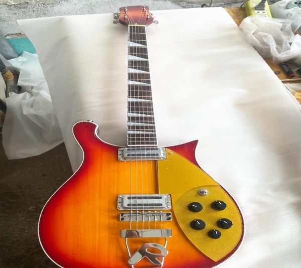 

custom shop ric 620 guitar 6 string cherry red tom petty signature 1991 single cutaway china guitars 4406226