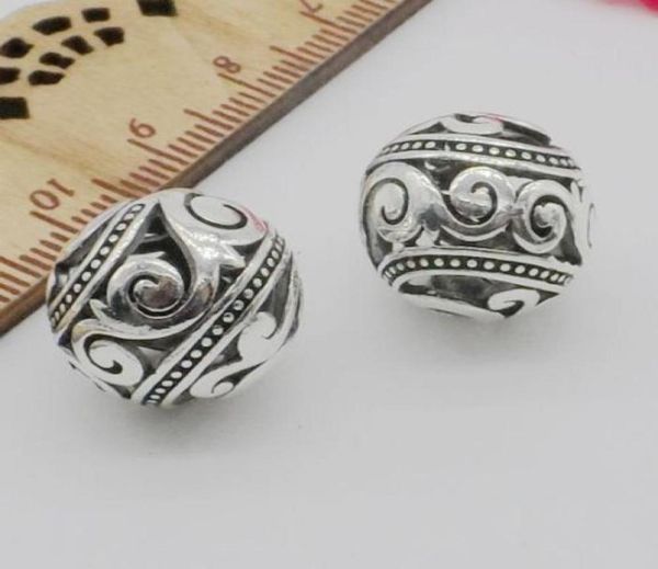 

ship 50pcs tibetan silver figure spacers beads for jewelry making 14mm1379355, Black