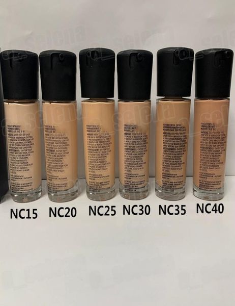 

face makeup 35ml liquid foundation 9 color nc15 nc20 nc25 nc30 nc35 nc40 nc45 nc50 nc55 concealer brighten8421646