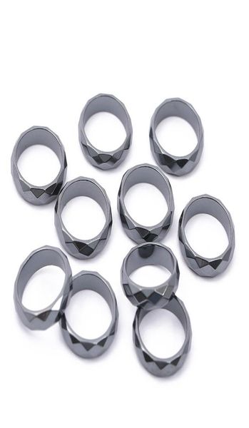 

6mm wide band rings fashion no magnetic hematite magnet ring for man mix 6 to 137652192, Silver