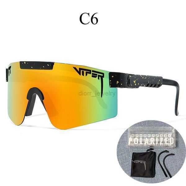 

whloesale fashion sunglasses frames 2023 viper sunglasses men women luxury brand design polarized sun glasses for male uv400 shades goggle b, Black