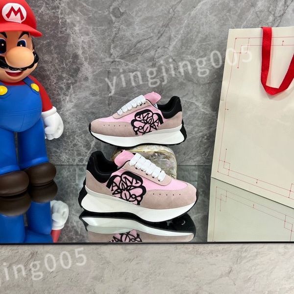 

2023 new luxury designers sneaker casual shoes sole white black leather womens espadrilles mens high-quality lace up trainers sneakers size