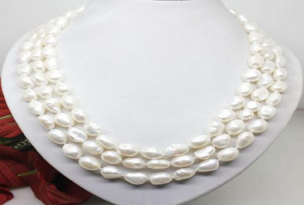 

gtgtgtgtgtnatural 810mm white pearl long necklace big baroque beads 45 inches96400551005666, Silver