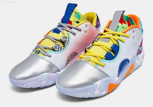 

pg 6 ep what the theme shoes dr8959-700 men women opti yellow metallic silver total orange basketball sports shoe with box store size us4-us