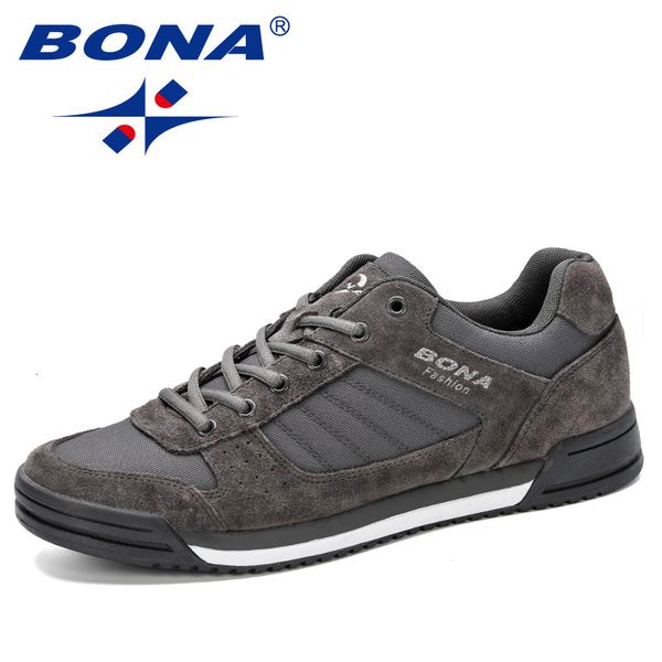 

dress shoes bona men skateboarding shoes sport sneakers male trainers breathable basket shoes zapatillas mujer chaussures homme 230714, Black