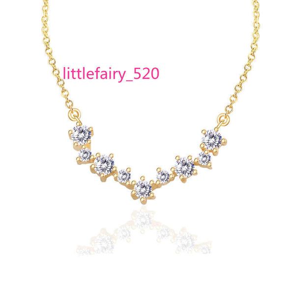 

pendant necklaces custom fashion women moissanite jewelry round cut gemstone moissanite chain necklace gold modern style girls, Silver