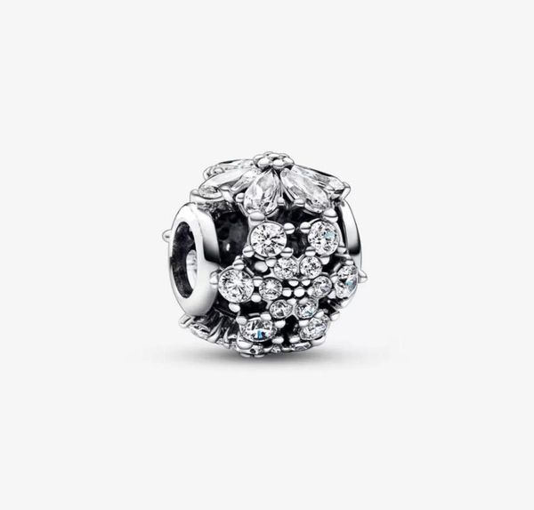

925 sterling silver sparkling herbarium cluster round charms fit original european charm bracelet fashion women halloween jewelry 1709579, Bronze;silver