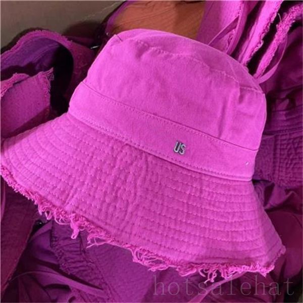 

broken brim designer hat chapeau fisherman hats le bob cotton lining colorful optional cappelli embroidered letter splayed edge luxury bucke, Blue;gray