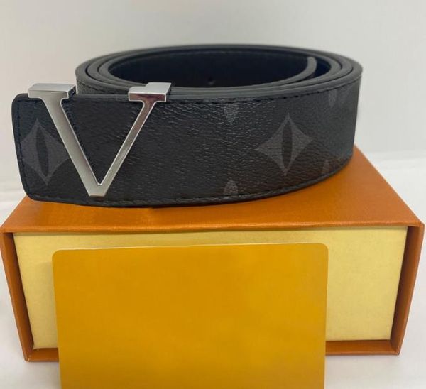 

designer belt fashion buckle genuine leather belt width 4.0cm 20 styles highly quality with box designer men women mens belts, Black;brown