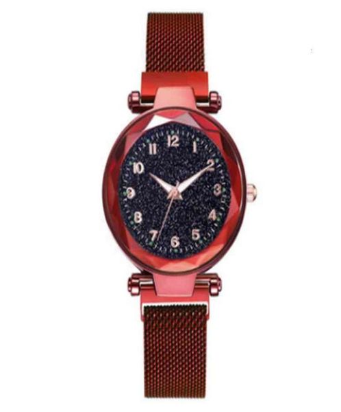 

women watch jewelry 2021 new ladies magnetic starry sky clock luxury watches fashion diamond female quartz wristwatches3803012, Slivery;golden