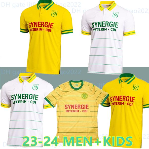 

23 24 nantes special soccer jerseys anniversary blas girotto mens 2023 2024 simon chirivella bamba mohamed home away 30 year anniversary foo, Black;yellow