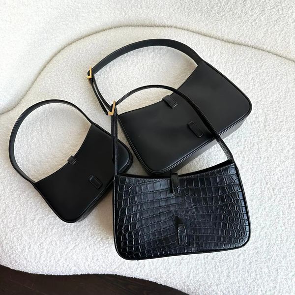 

mens handle cool saddle toiletry shoulder bag womens leather hobo luxury designer gym tote underarm bag crocodile metal letters handbags clu