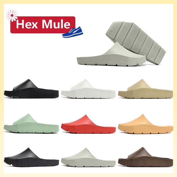 

hex mule slippers mens women sandals designer slides flip flops university red light silver celestial gold black mens summer slipper sandal